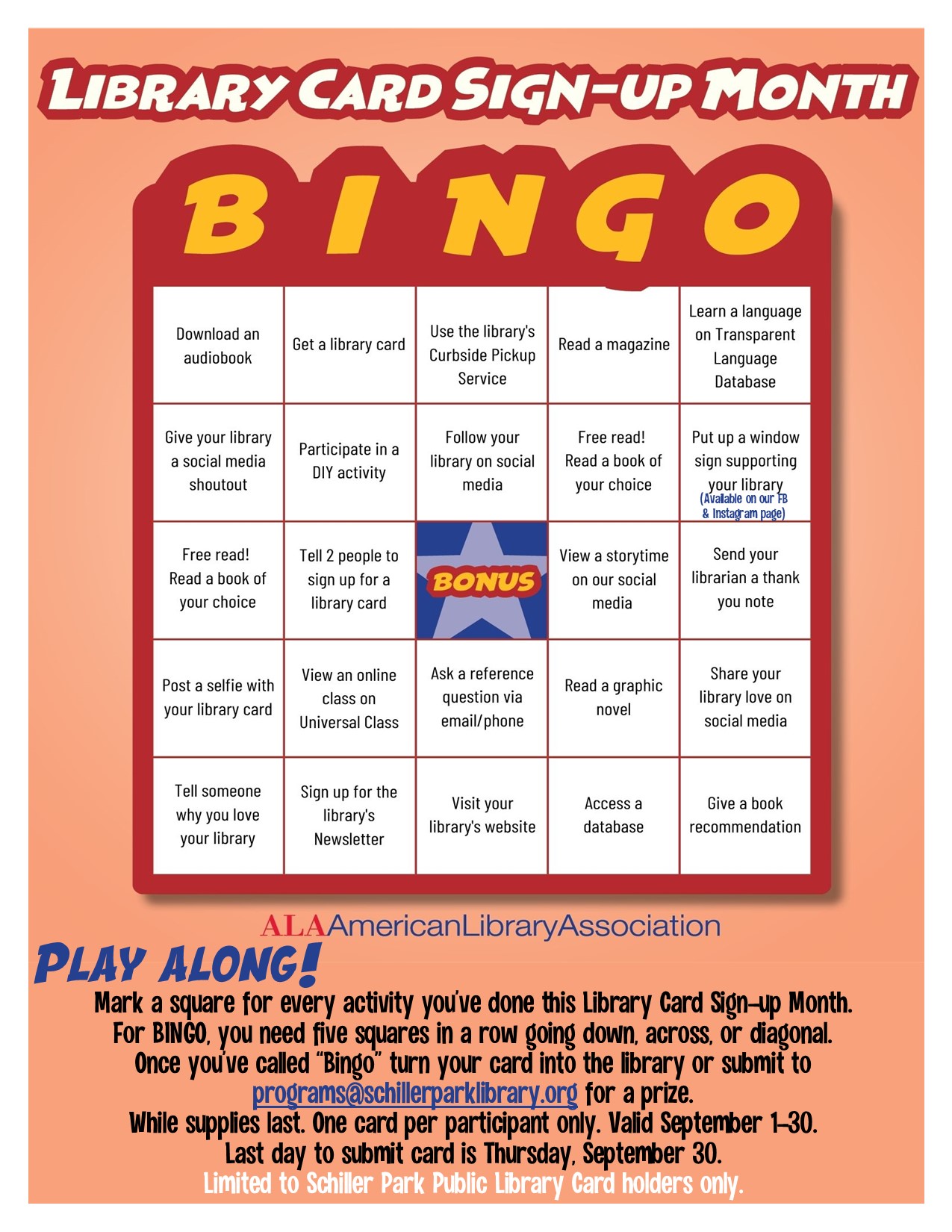 Sign Up For Bingo